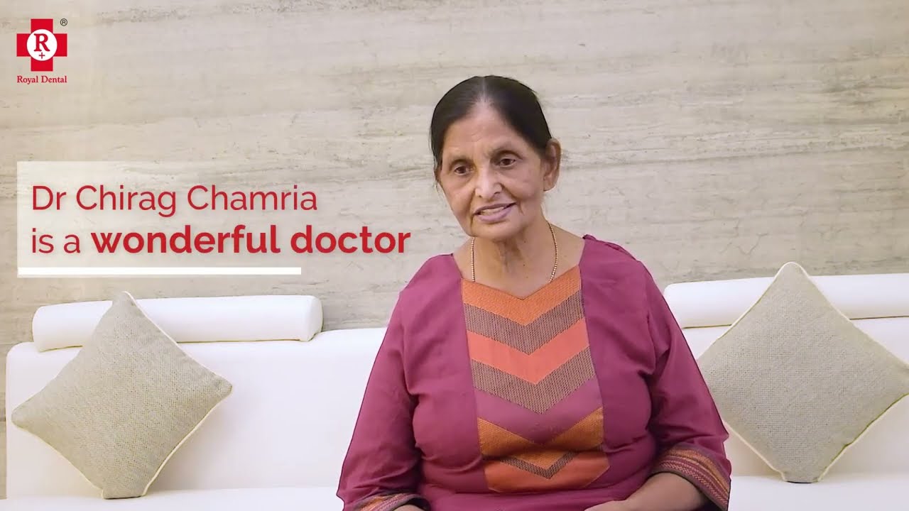 Patient praises Dr. Chirag Chamria.