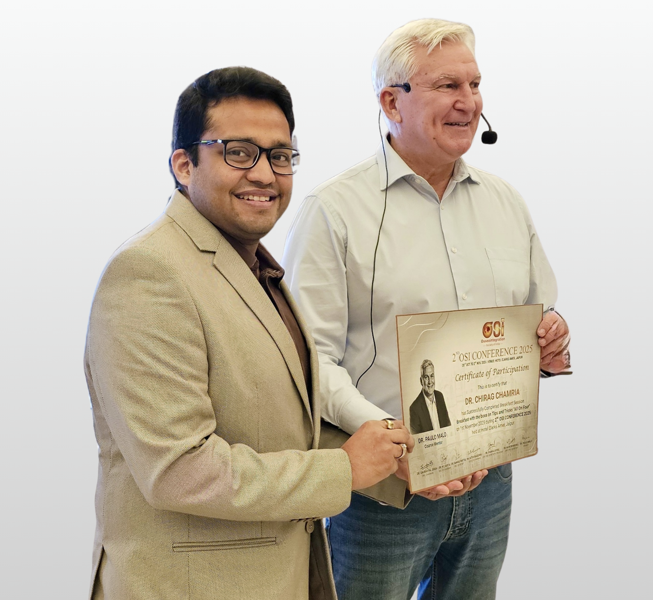 Dr Paulo Malo and Dr Chirag Chamria Oral Surgeon in Mumbai | Jaw and TMJ and IMplant Exoert