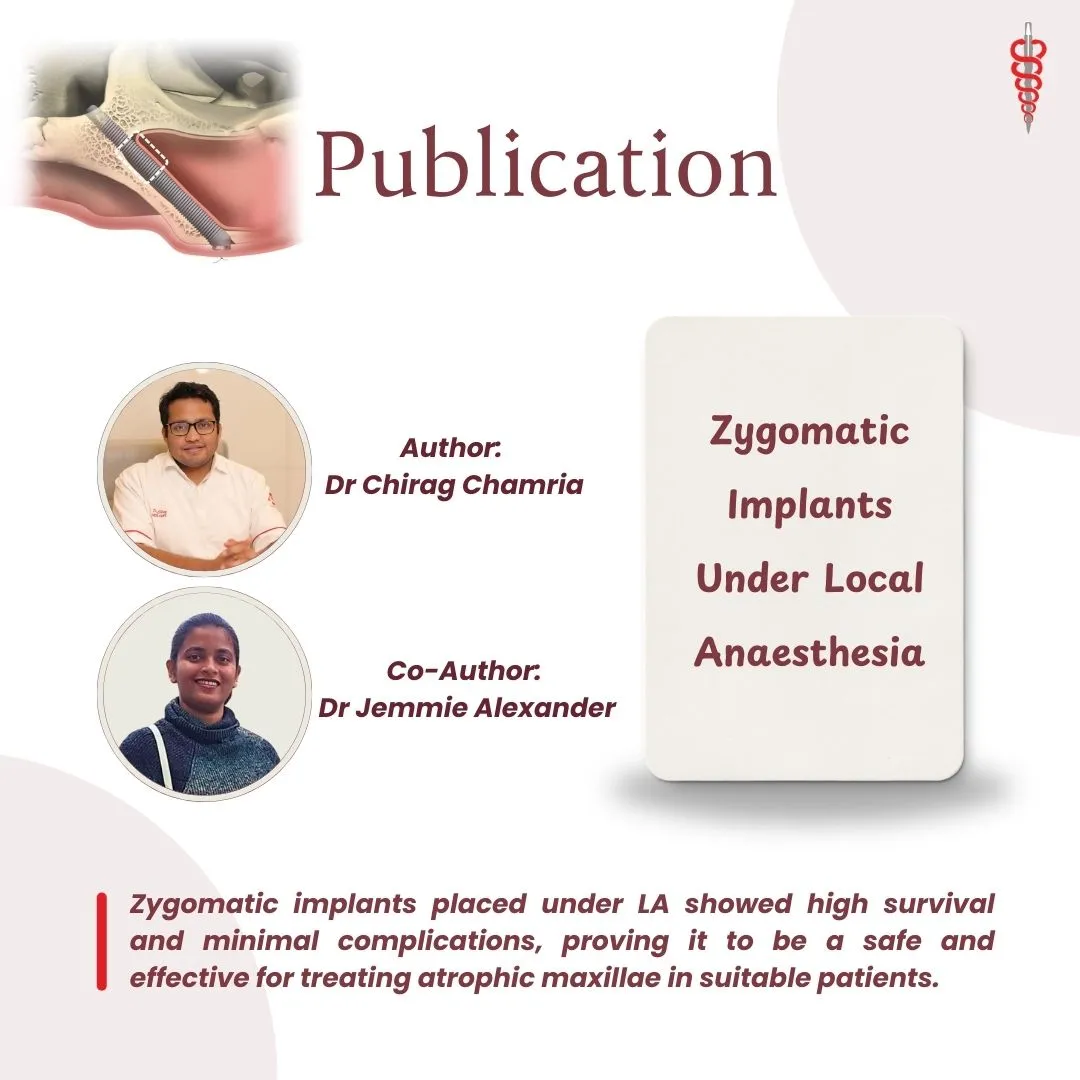 Zygomatic Implants Under Local Anaesthesia Research Publication: Zygomatic Implant