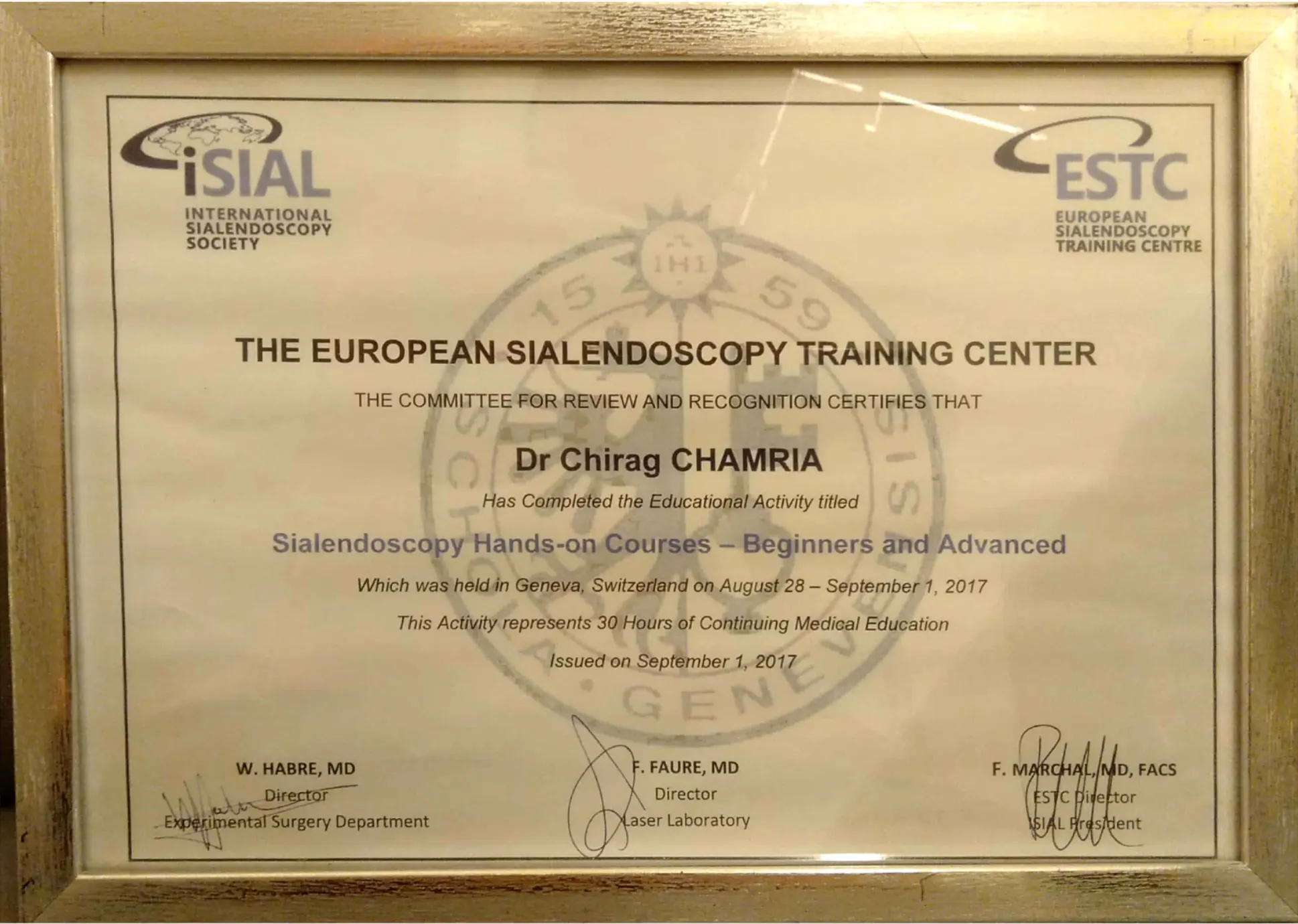 Dr Chirag Chamria<br />
european-sialendoscopy-training-geneva-