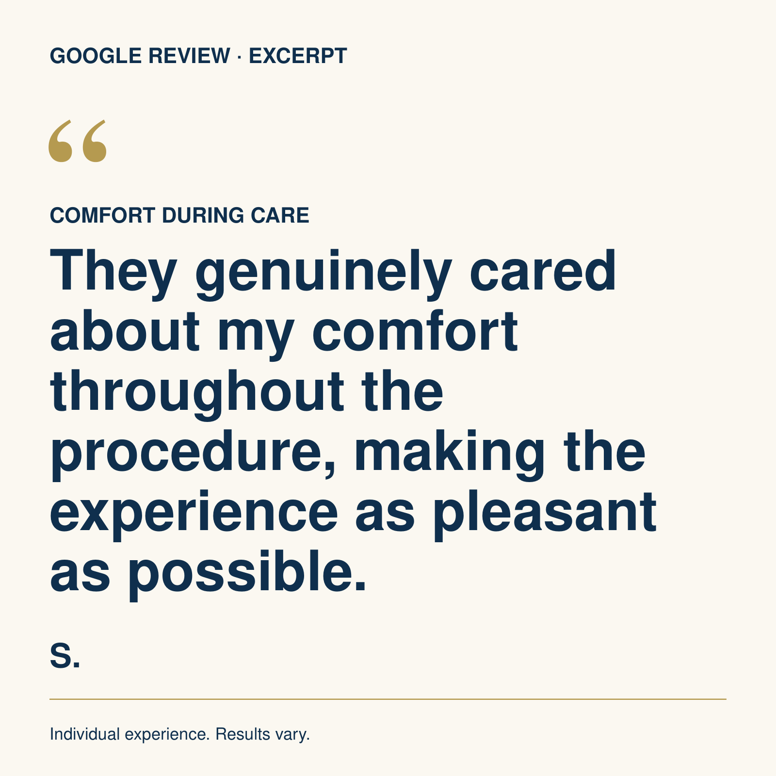 Dental Treatment Feedback for Dr Chirag - Royal Dental Clinics